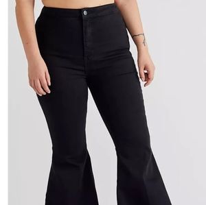Free people black flared jeans